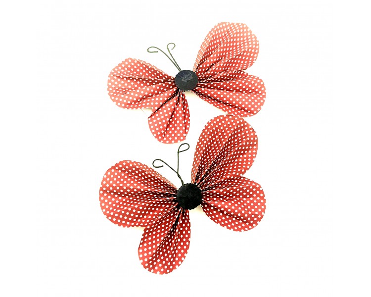 Farfalle Adesive | Rosse - 2 pezzi Farfalle Adesive | Rosse - 2 pezzi