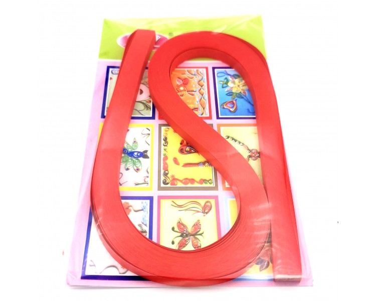 Nastri Per Quilling | Rosso - 7x530mm Nastri Per Quilling | Rosso - 7x530mm