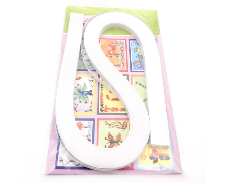 Nastri per Quilling | Bianco - 7x530mm Nastri per Quilling | Bianco - 7x530mm