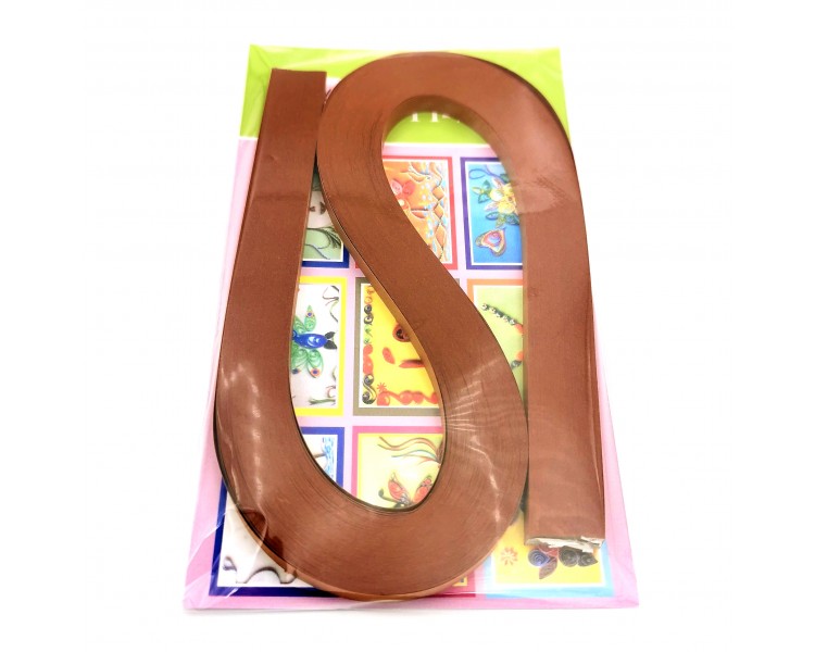 Nastri per Quilling | Marrone - 7x530mm