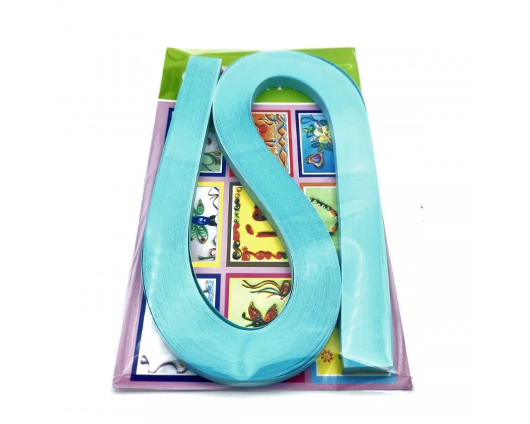Nastri per Quilling | Celeste - 7x530mm Nastri per Quilling | Celeste - 7x530mm
