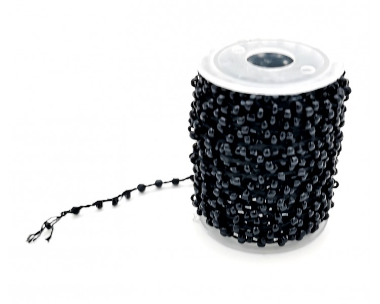 Filo con Perline | Nero - 5m Filo con Perline | Nero - 5m