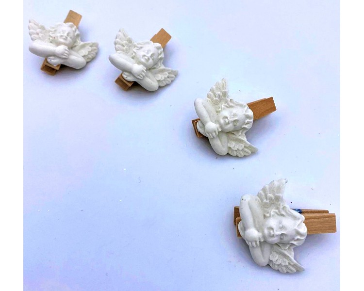 Mollette con Angelo | 4 pezzi Mollette con Angelo | 4 pezzi