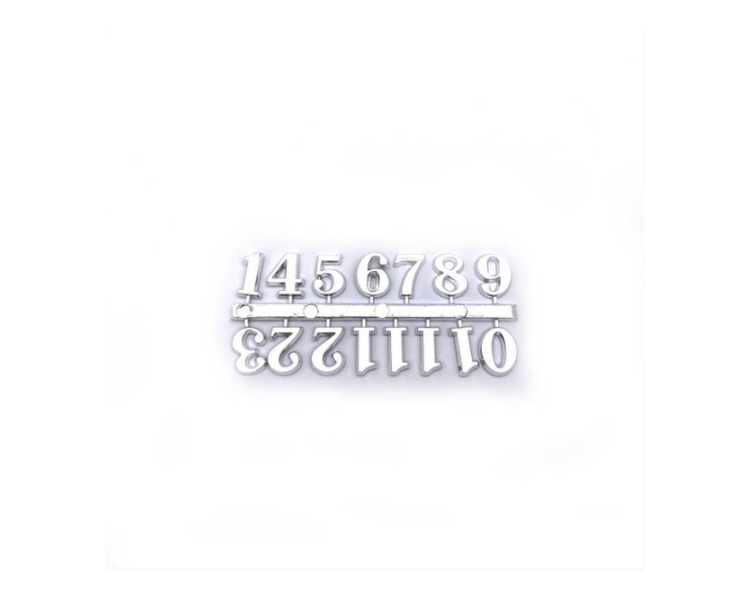 Numeri per Orologio | Argento - 1,5cm Numeri per Orologio | Argento - 1,5cm