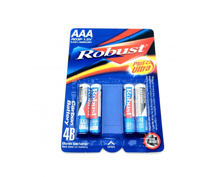 Pile AAA R03P 1.5V | 4 pezzi