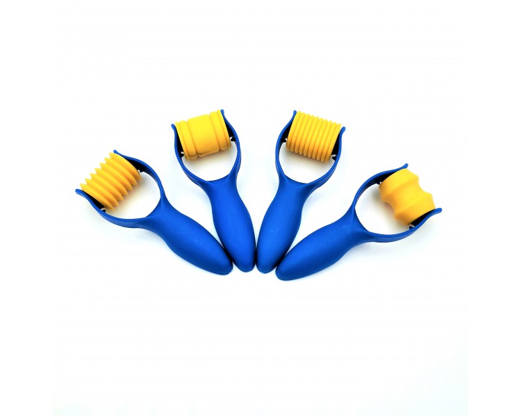 Set Rulli con Pattern per Plastilina | 4 pezzi Set Rulli con Pattern per Plastilina | 4 pezzi