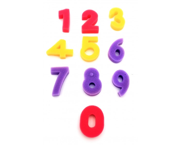 Numeri in Spugna | 10 pezzi Numeri in Spugna | 10 pezzi