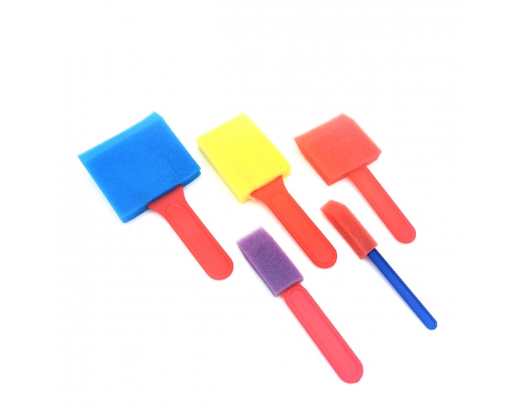Set Pennelli in Spugna | 5 pezzi Set Pennelli in Spugna | 5 pezzi