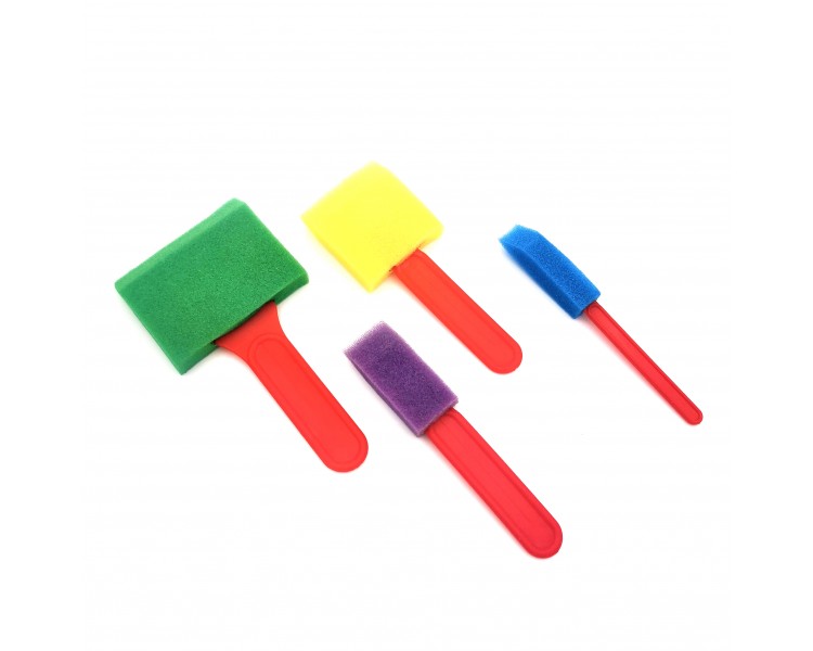 Set Pennelli in Spugna | 4 pezzi Set Pennelli in Spugna | 4 pezzi
