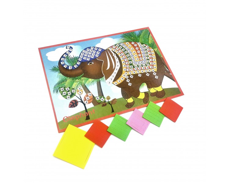 Disegni da Decorare con Stickers in gomma Disegni da Decorare con Stickers in gomma