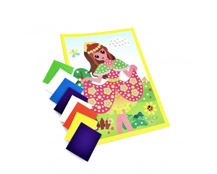 Disegni da Decorare con Stickers in gomma Disegni da Decorare con Stickers in gomma