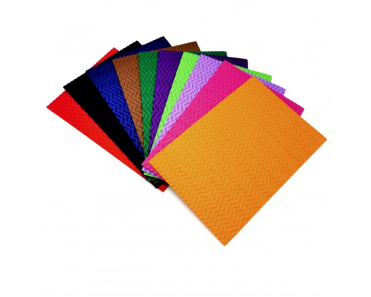 Spugna Eva 10 fogli 20x30cm 3mm Spugna Eva 10 fogli 20x30cm 3mm