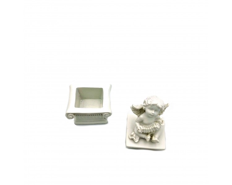 Portagioie con Angelo | 5,5x5x8,5cm Portagioie con Angelo | 5,5x5x8,5cm