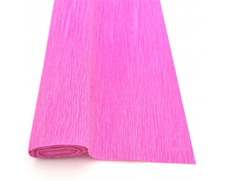 Carta Crespa per Fiori | Fucsia Chiaro - 300x50cm Carta Crespa per Fiori | Fucsia Chiaro - 300x50cm