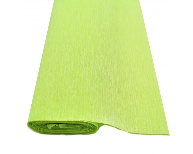 Carta Crespa per Fiori | Verde Chiaro - 300x50cm Carta Crespa per Fiori | Verde Chiaro - 300x50cm