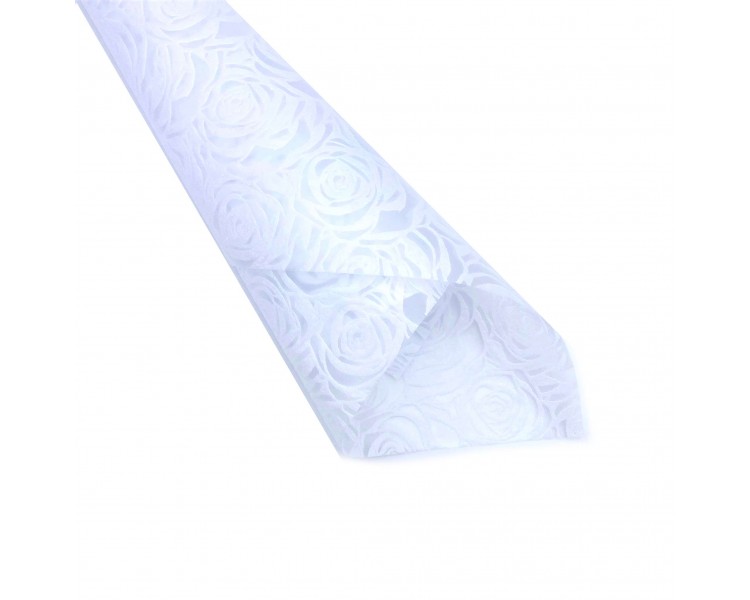 Fogli Decorati per Fiori | Bianco - 10 pezzi Fogli Decorati per Fiori | Bianco - 10 pezzi
