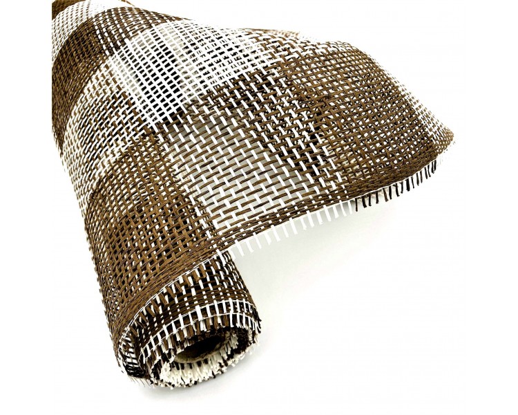Retina per Fiori Marrone Scacchi 0,56x5m Retina per Fiori Marrone Scacchi 0,56x5m