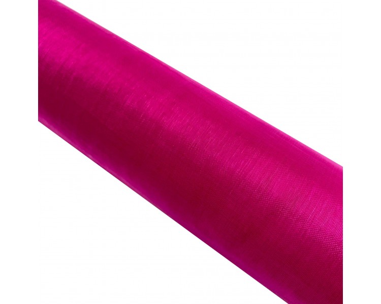 Bobina in organza Fucsia per Fiori 0,48x9,14m Bobina in organza Fucsia per Fiori 0,48x9,14m