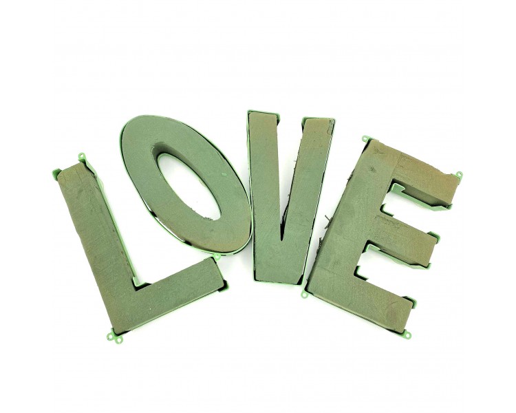 Spugna per fiori Scritta "Love" 60x27 cm Spugna per fiori Scritta "Love" 60x27 cm
