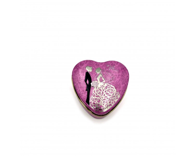 Scatola Regalo Cuore Lilla 7x7x4cm Scatola Regalo Cuore Lilla 7x7x4cm