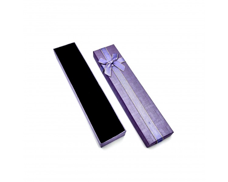 Scatola per Gioielli Viola 20x5x2,7cm Scatola per Gioielli Viola 20x5x2,7cm