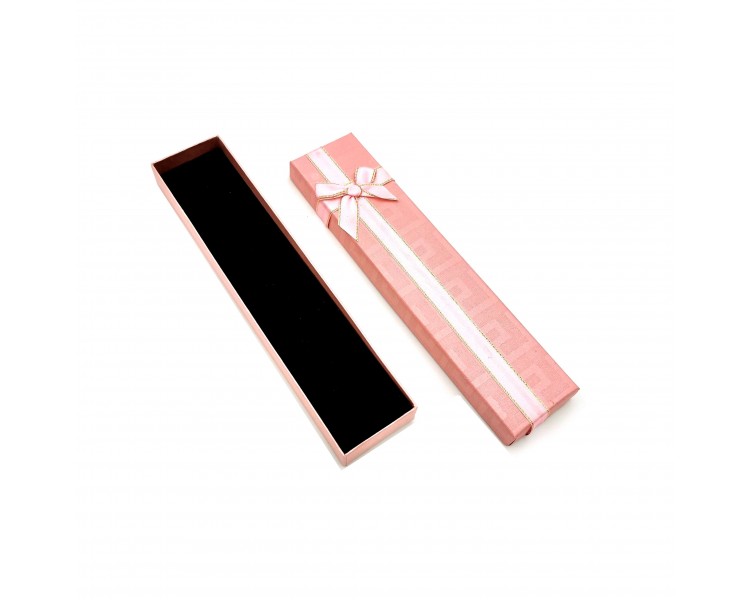 Scatola per Gioielli Rosa 20x5x2,7cm Scatola per Gioielli Rosa 20x5x2,7cm