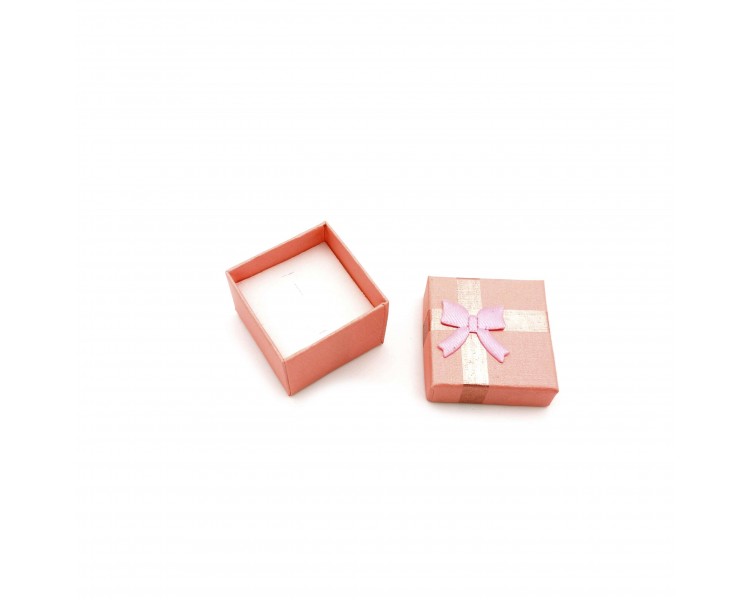 Scatola per Gioielli Rosa 4x3x3cm Scatola per Gioielli Rosa 4x3x3cm