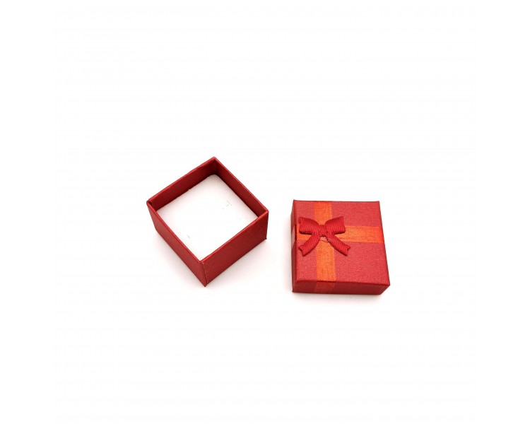 Scatola per Gioielli Rossa 4x3x3cm Scatola per Gioielli Rossa 4x3x3cm