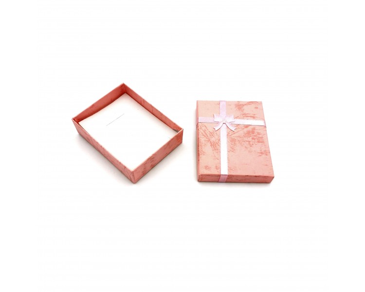 Scatola per Gioielli 9x7x2,5cm Rosa Scatola per Gioielli 9x7x2,5cm Rosa