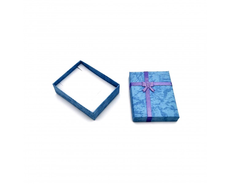 Scatola per Gioielli 9x7x2,5cm Blu Scatola per Gioielli 9x7x2,5cm Blu
