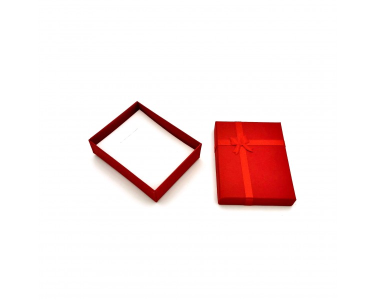 Scatola per Gioielli 9x7x2,5cm Rossa Scatola per Gioielli 9x7x2,5cm Rossa