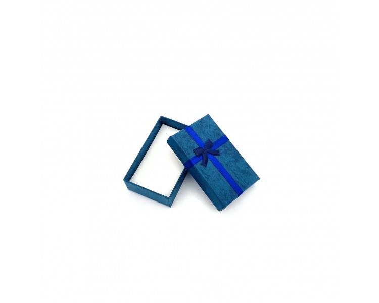 Scatola per Gioielli 8x5x2,5cm Blu Notte Scatola per Gioielli 8x5x2,5cm Blu Notte