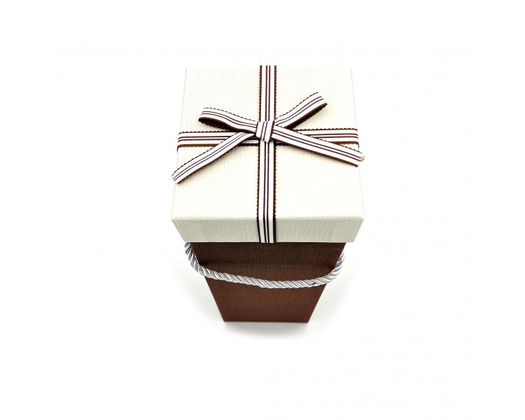 Scatola Regalo 27,5x10x10cm Marrone Scatola Regalo 27,5x10x10cm Marrone