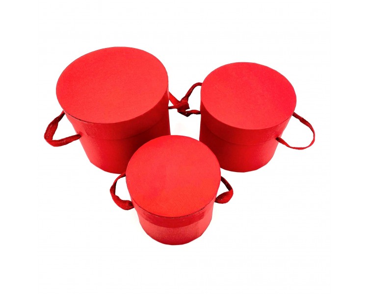 Scatole Portafiori 3 in 1 Rossa Scatole Portafiori 3 in 1 Rossa
