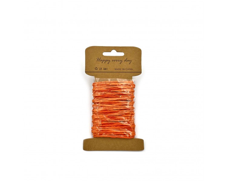 Cordoncino in Carta Intrecciata | Arancione - 10m Cordoncino in Carta Intrecciata | Arancione - 10m