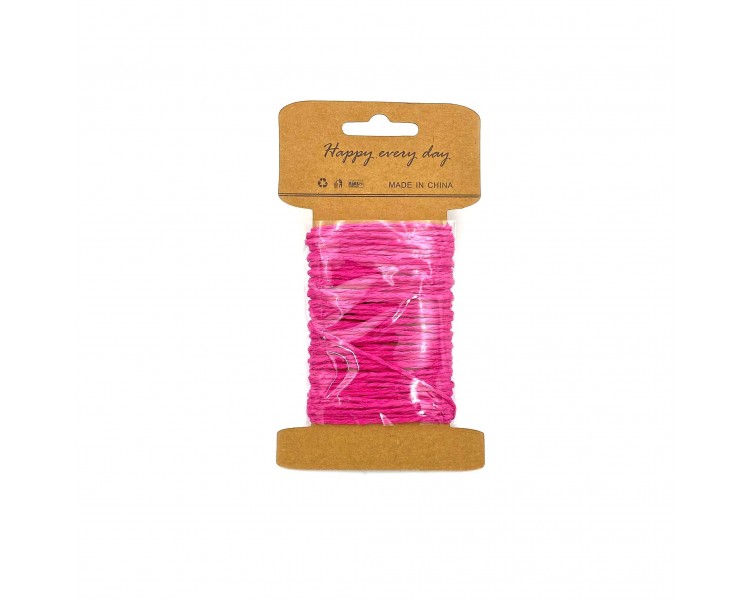 Cordoncino in Carta Intrecciata | Fucsia - 10m Cordoncino in Carta Intrecciata | Fucsia - 10m