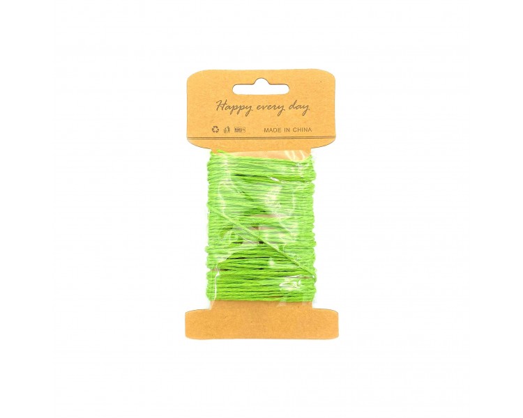 Cordoncino in Carta Intrecciata | Verde Chiaro - 10m Cordoncino in Carta Intrecciata | Verde Chiaro - 10m