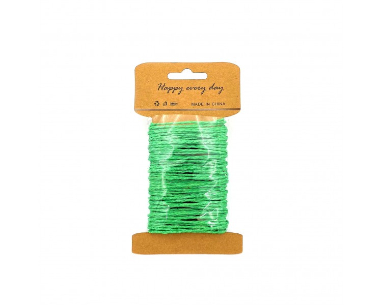 Cordoncino in Carta Intrecciata | Verde Scuro - 10m Cordoncino in Carta Intrecciata | Verde Scuro - 10m