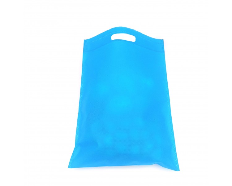 Shopper in Tela 40x30cm Celeste Shopper in Tela 40x30cm Celeste