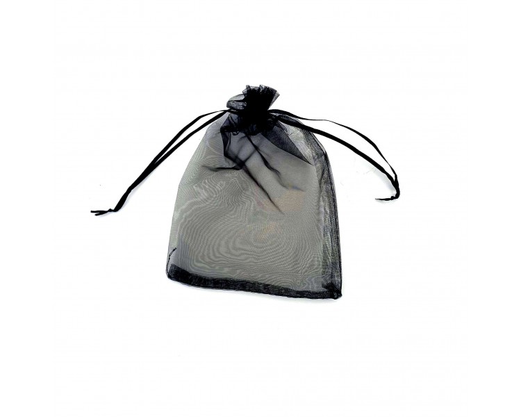 Portaconfetti in Organza 19x13cm Nero Portaconfetti in Organza 19x13cm Nero