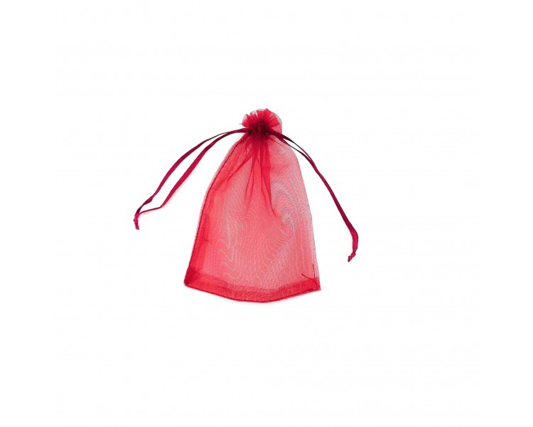 Portaconfetti in Organza 12x9cm Bordeaux Portaconfetti in Organza 12x9cm Bordeaux