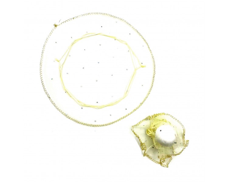 Portaconfetti rotondo 25cm Avorio Portaconfetti rotondo 25cm Avorio