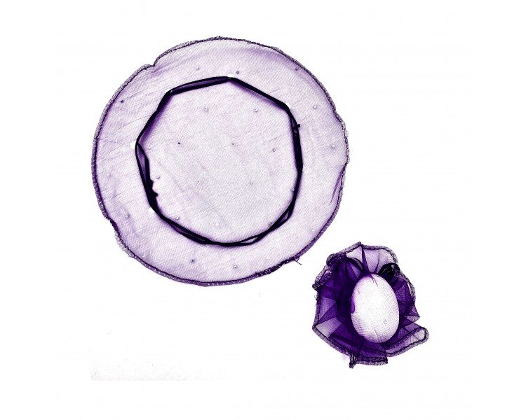 Portaconfetti rotondo 25cm Viola Portaconfetti rotondo 25cm Viola