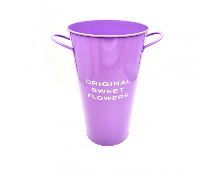 Vaso in Metallo 38cm Lilla Vaso in Metallo 38cm Lilla