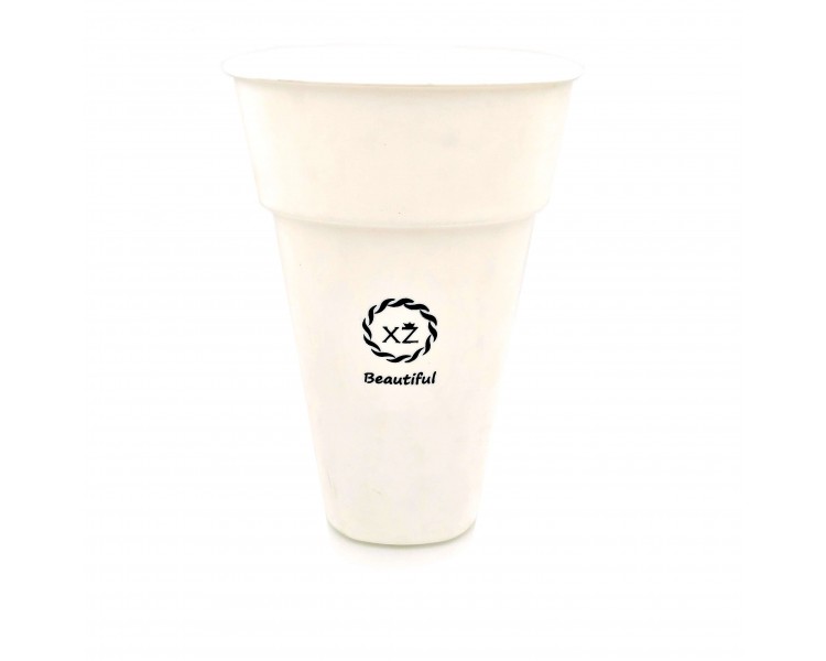 Vaso in PVC 42cm Bianco Vaso in PVC 42cm Bianco