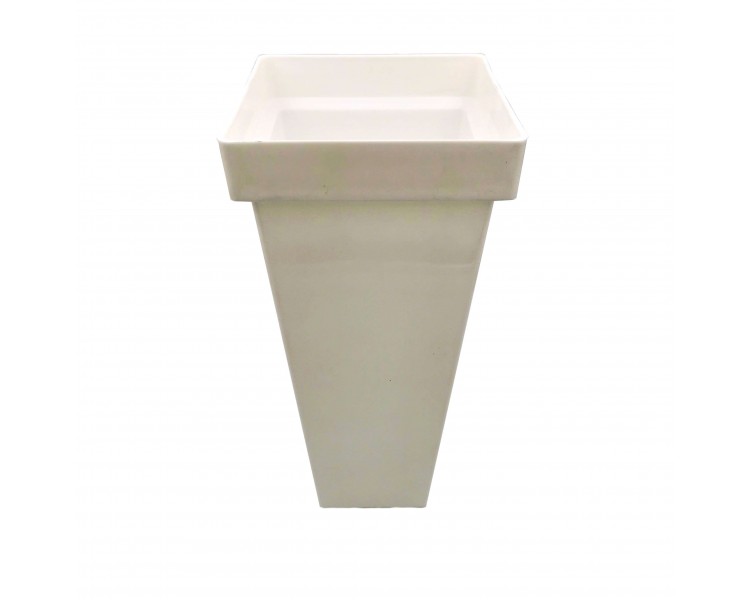 Vaso in PVC 43cm Bianco Vaso in PVC 43cm Bianco