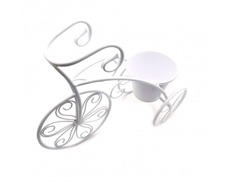 Decorazione Triciclo con Vaso | 43x17x34cm Decorazione Triciclo con Vaso | 43x17x34cm