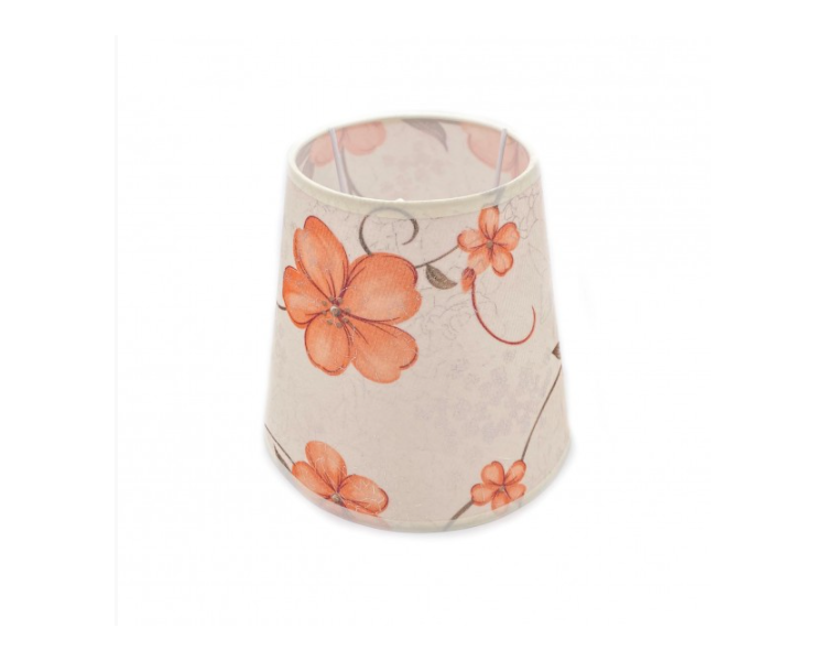 Paralume in Tessuto | Fiori - 14,5x20x19cm Paralume in Tessuto | Fiori - 14,5x20x19cm