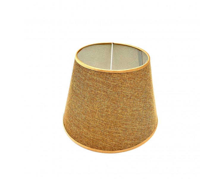 Paralume in Tessuto | Beige Scuro - 16x26x18cm Paralume in Tessuto | Beige Scuro - 16x26x18cm