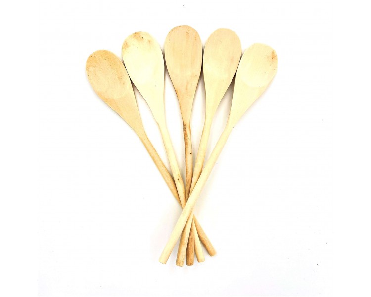 Set 5 Cucchiaio Legno 30cm Set 5 Cucchiaio Legno 30cm